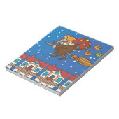 xmas witz Befana Notizblock (Rotiert)