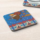 xmas witz Befana Untersetzer (Linke Seite)