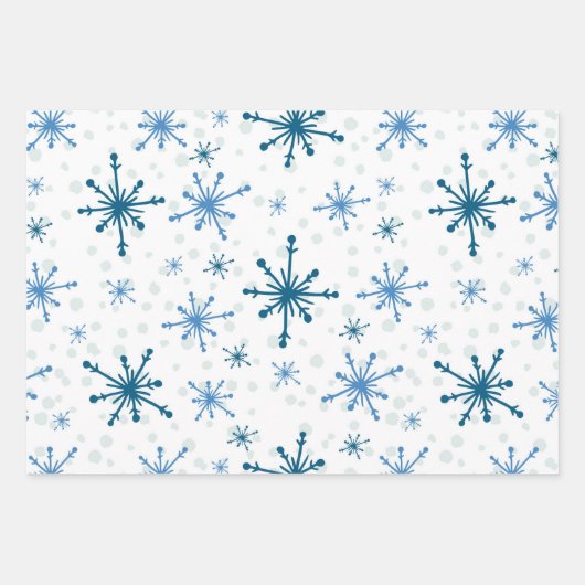 Xmas Wrapping Paper Flat Sheet Set 3 Geschenkpapier Set (Vorderseite 2)