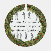 XMas Wreath Ten Dog Trainers