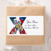 XMAS X SCHREIBEN /SANTA CLAUS MIT VIOLIN MONOGRAMM (Insitu)