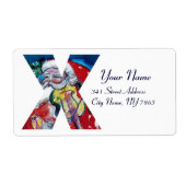 XMAS X SCHREIBEN /SANTA CLAUS MIT VIOLIN MONOGRAMM (Vorne)