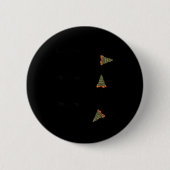 Xmas Ymas Zmas Tree Math Nerd Christmas Button (Vorderseite)