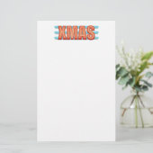 XMAS-Zeichen Briefpapier (Stehend Vorderseite)