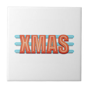 XMAS-Zeichen Fliese