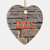XMAS-Zeichen Keramik Ornament (Rechts)