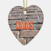 XMAS-Zeichen Keramik Ornament (Links)