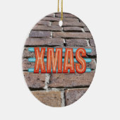 XMAS-Zeichen Keramik Ornament (Rechts)