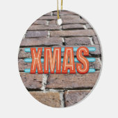 XMAS-Zeichen Keramik Ornament (Links)