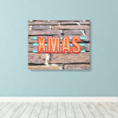 XMAS-Zeichen Leinwanddruck (Insitu (Holzboden))