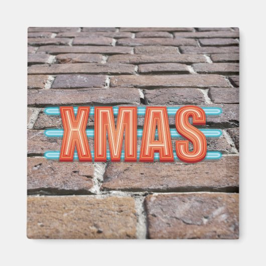 XMAS-Zeichen Magnet (Vorne)