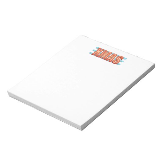 XMAS-Zeichen Notizblock (Rotiert)