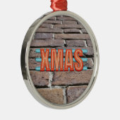 XMAS-Zeichen Silbernes Ornament (Rechts)
