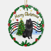 Xmas ZMusic 1 - MC - Schipperke 2 Keramikornament (Links)