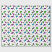 Xmasaurs Geschenkpapier (Flach)