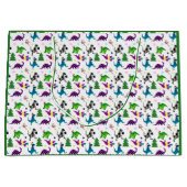 Xmasaurs Große Geschenktüte (Vorderseite)