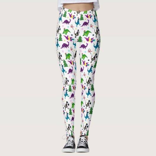 Xmasaurs Leggings (Vorderseite)