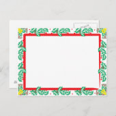 XmasPhotoPostcard Feiertagspostkarte (Vorne/Hinten)