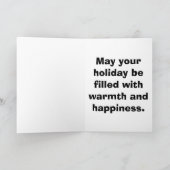 Xmaspony, Frohe Festtage Feiertagskarte (Innenseite)