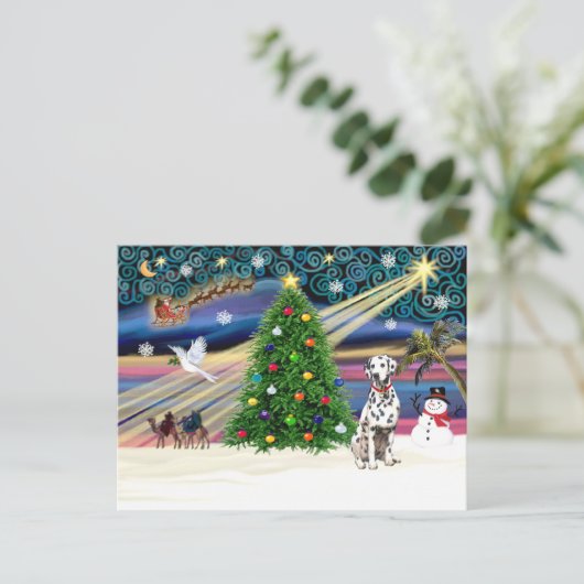 XmsMagic-Dalmatiner Postkarte (Stehend Vorderseite)