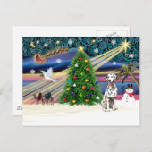 XmsMagic-Dalmatiner Postkarte (Vorne/Hinten)