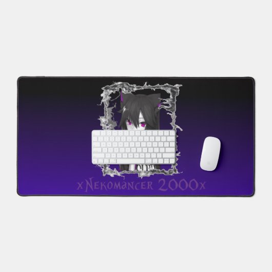 xNekomancer 2000x Gaming Desk Mat / Laptop Mat Schreibtischunterlage (Tastatur & Maus)