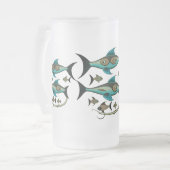xNinzagga Mattglas Bierglas (Vorderseite Links)