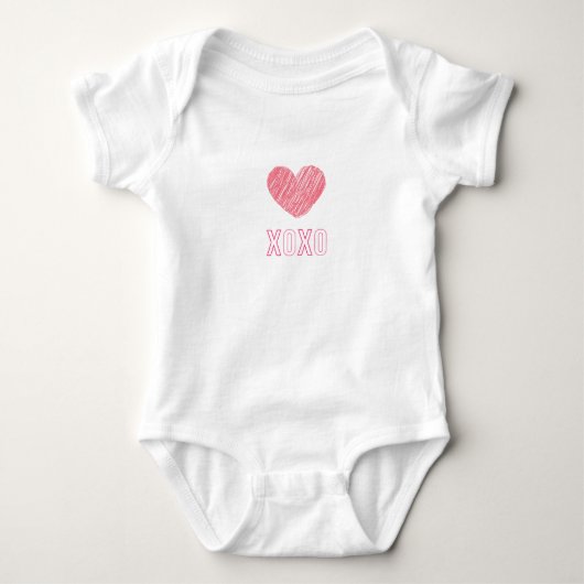xo-Bodysuit Baby Strampler (Vorderseite)