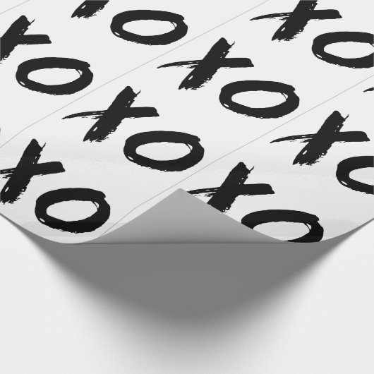 XO Bürste minimal Geschenkpapier (Ecke)