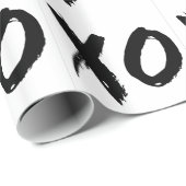 XO Bürste minimal Geschenkpapier (Rolleneckpunkt)