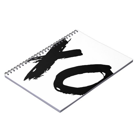 XO Bürste minimal Notizblock (Linke Seite)