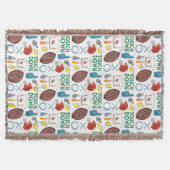 XO Fußballsaison Touchdown First Down Tailgate Decke (Vorderseite)