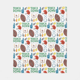 XO Fußballsaison Touchdown First Down Tailgate Fleecedecke