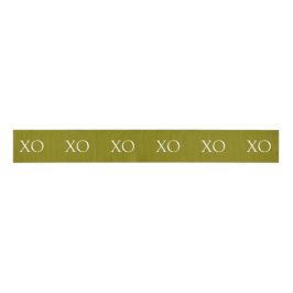 XO Gold Ribbon Ripsband