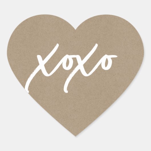 Xo-Heart-Sticker Herz-Aufkleber (Vorderseite)