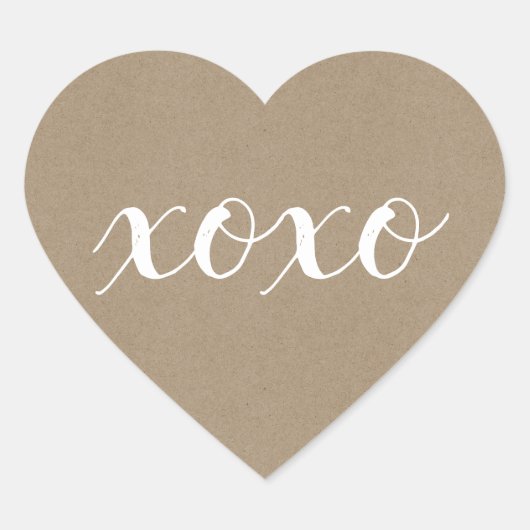 Xo-Heart-Sticker Herz-Aufkleber (Vorderseite)