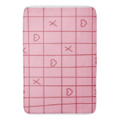 XO Hearts Badematte (Vorderseite Vertikal)
