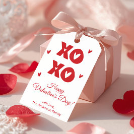 XO Herz Valentinsgeschenk-Anhänger Süßes Minimal-D Geschenkanhänger