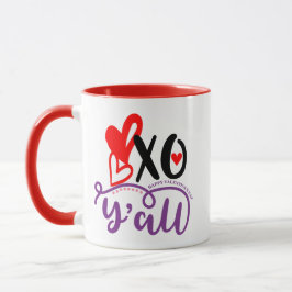 XO Hört Valentinstag Kaffee Tasse Design