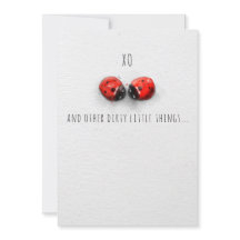 XO HUGS AND KISSES BUGS VERSION 1 Valentinkarte