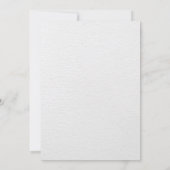 XO HUGS AND KISSES BUGS VERSION 1 Valentinkarte Dankeskarte (Rückseite)