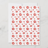 XO HUGS AND KISSES BUGS VERSION 3 Valentinkarte Dankeskarte (Rückseite)