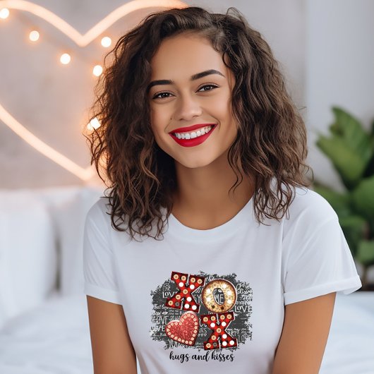 XO Hugs and Kisses, Fun Valentine T-Shirt