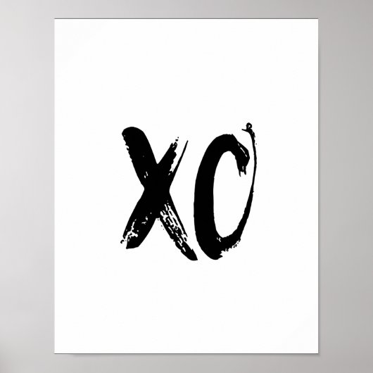 XO (Kisses und Hugs) Poster (Vorne)