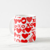 XO Mosaik Kaffeetasse (Vorderseite Links)