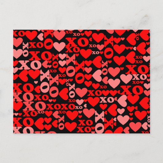 XO Mosaik Postkarte (Vorderseite)