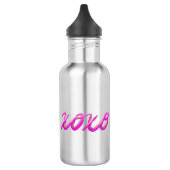 Xo-pink Edelstahlflasche (Links)