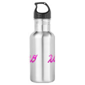 Xo-pink Edelstahlflasche (Rückseite)