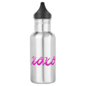 Xo-pink Edelstahlflasche (Links)