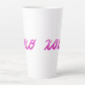 Xo-pink Milchtasse (Vorderseite)